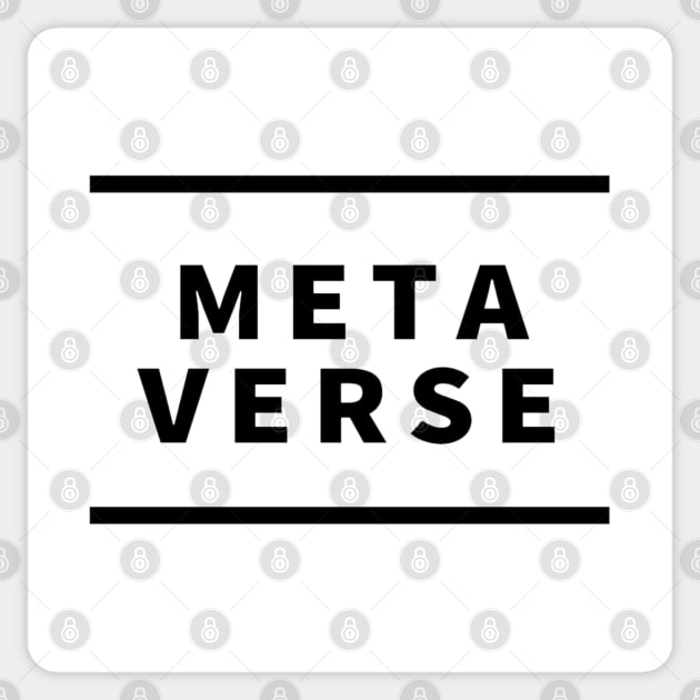 metaverse tshirt, mugs, stickers,wall art, mask,cases Sticker by TWENTY5S